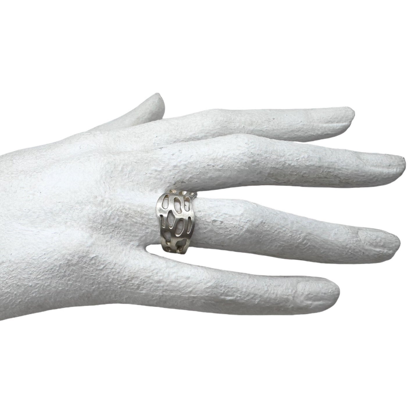 Ring Opengewerkt Zilver