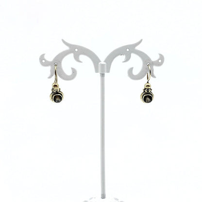 Oorhangers Goud Op Zilver Rookkwarts