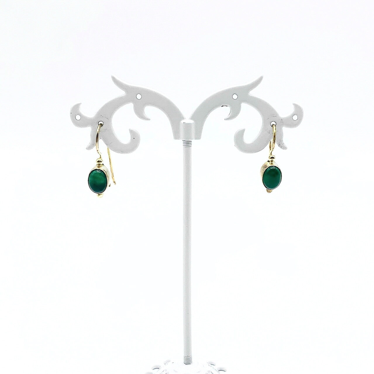 Oorhangers Goud Op Zilver Agaat