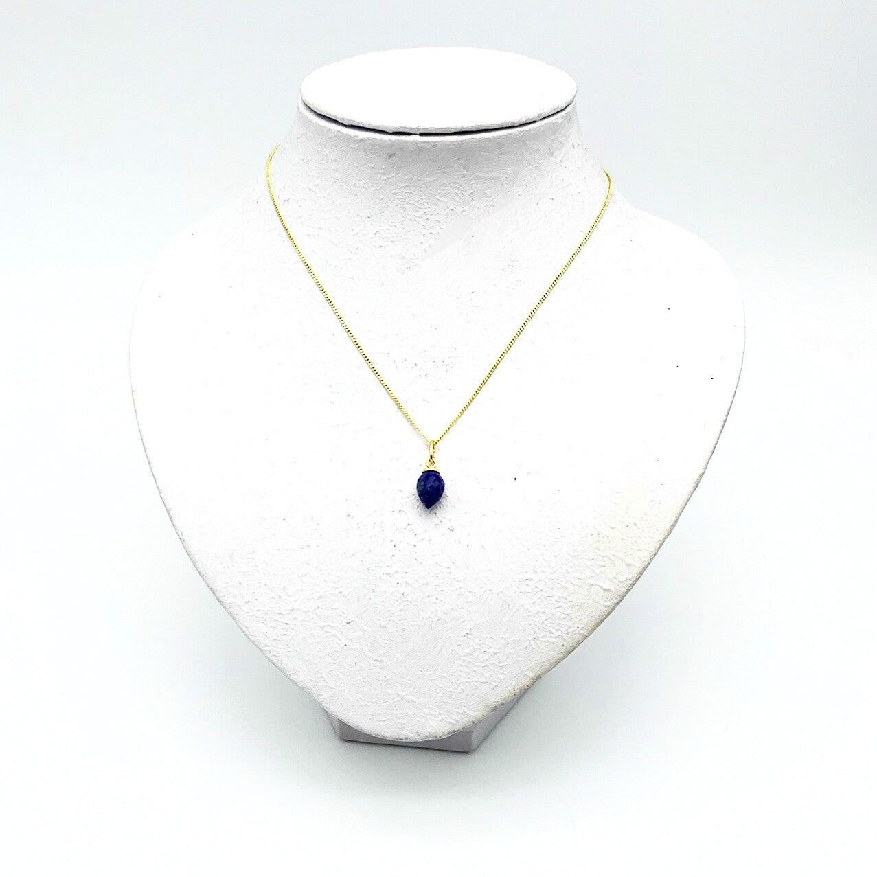 Hanger Goud Op Zilver Lapis Lazuli