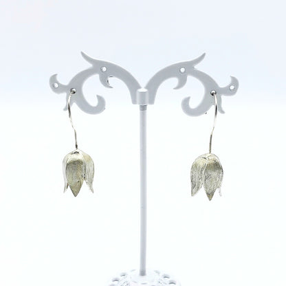 Oorhangers Zilveren Tulp