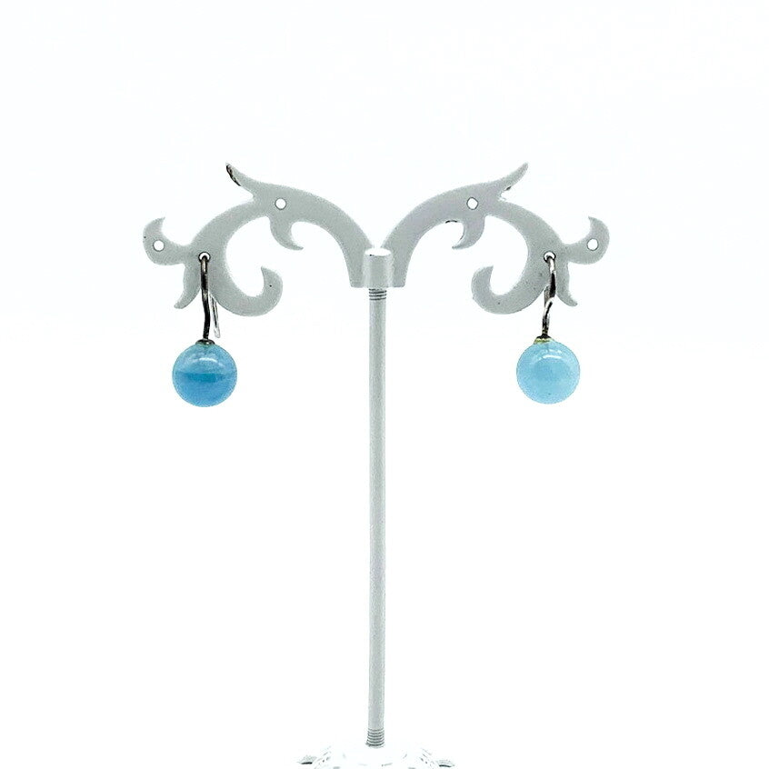 Oorhangers Aquamarijn