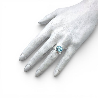Ring Blauwe Topaas