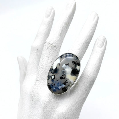 Ring Dendriet Opaal