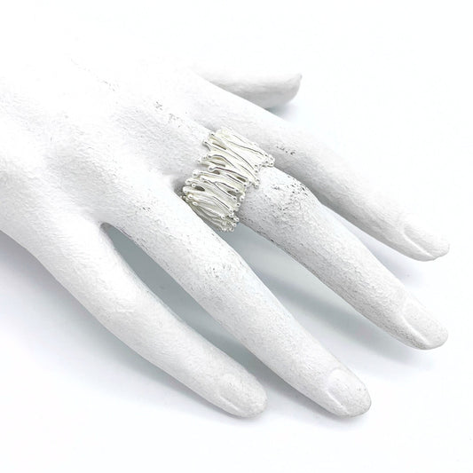 Ring Zilveren Steeltjes